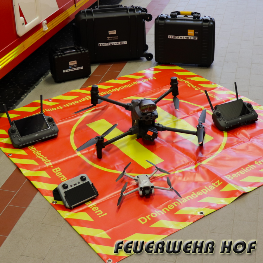 Drohnen Feuerwehr Hof